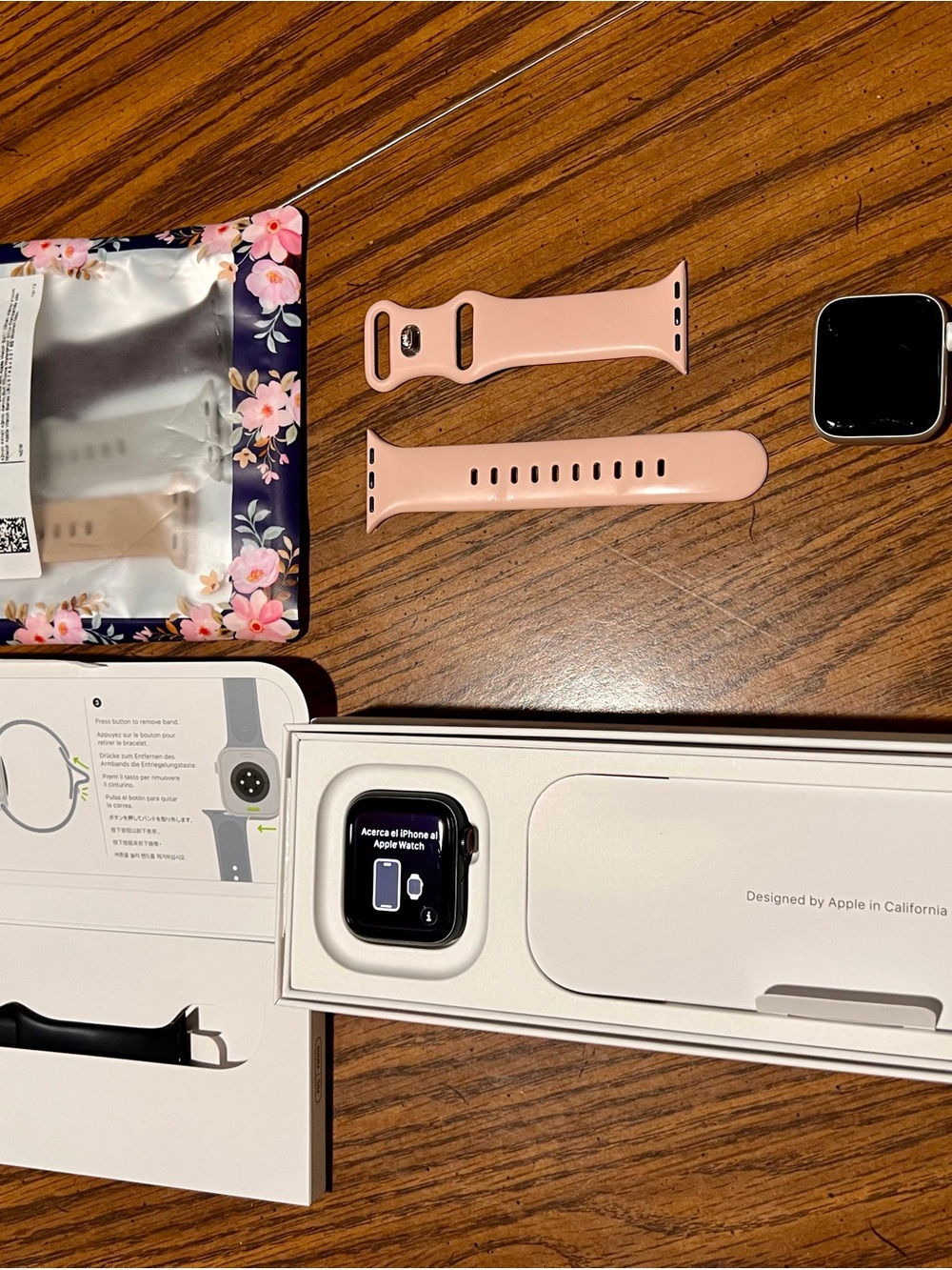 Apple Watches with Bands and Chargers Included